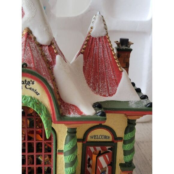 Dept 56 56407 AS IS Santa's visiting center 1999 Village accessory Xmas - Picture 6 of 16
